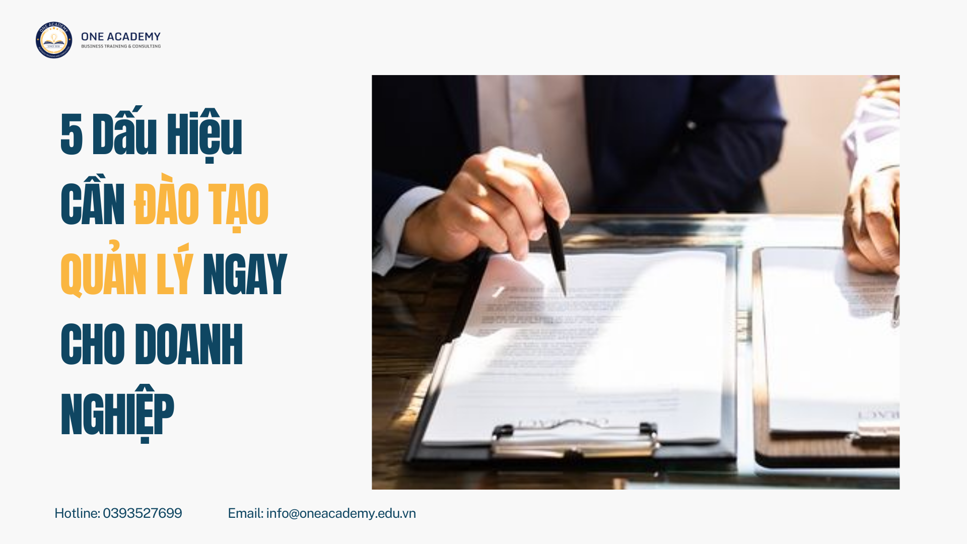 5 Dấu Hiệu CẦN ĐÀO TẠO QUẢN LÝ NGAY CHO DOANH NGHIỆP!