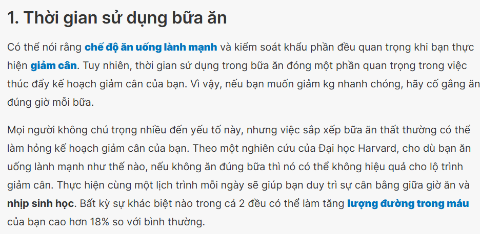 Đặt link trong ngữ cảnh