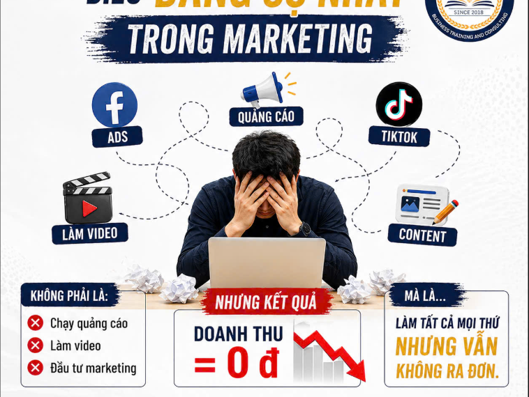 Nhiều doanh nghiệp đầu tư quảng cáo mỗi tháng từ vài triệu đến vài chục triệu nhưng kết quả marketing không ra đơn. Điều này thường xuất phát từ chiến lược marketing sai ngay từ đầu.